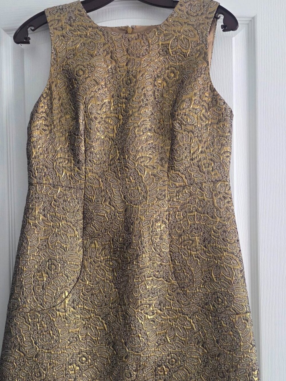 Ann Taylor gold dress